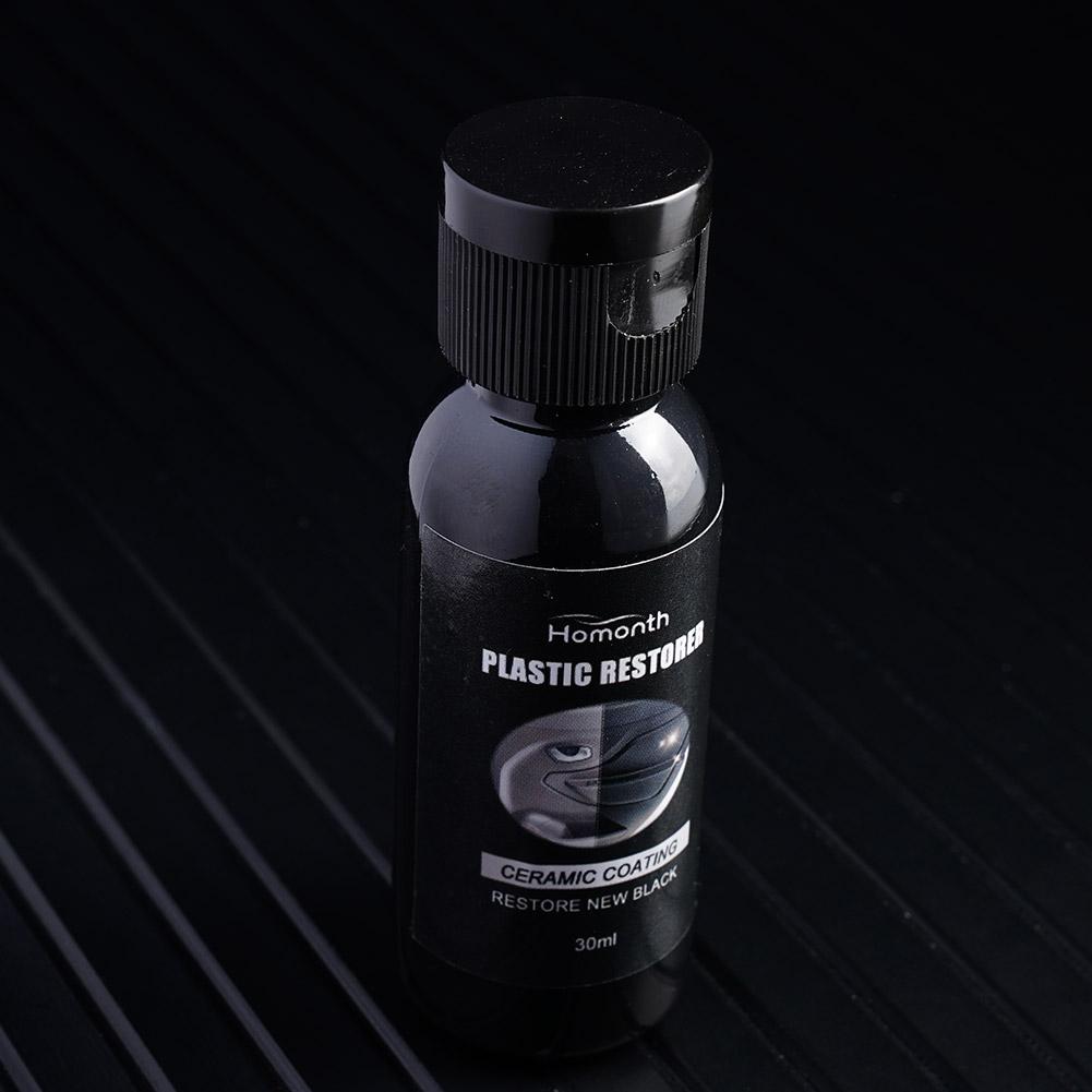 30ML Car Plastic Restorer Prevent Fading Plastic Revitalizing Coating Agent for Trucks Cars Automotive Interior N4K8