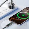 Цифровой дисплей 4 в 1 PD USB Type-C Кабель для передачи данных Быстрая зарядка Для iPhone 15 Samsung Xiaomi Redmi OPPO Кабель Быстрое зарядное устройство