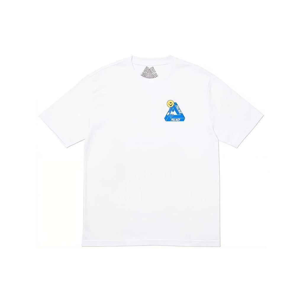 Palace Футболка Tri-Smiler белые мужские топы P18TS100