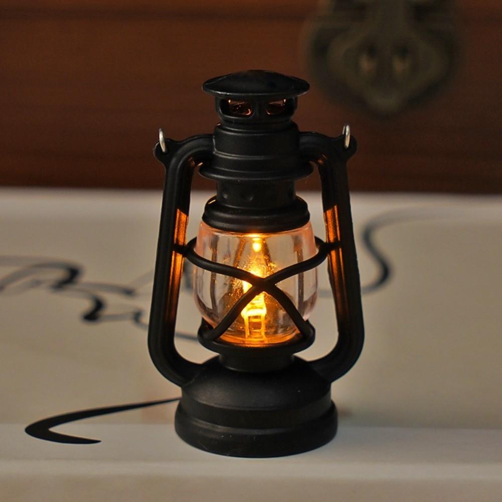LED Lighting Retro LED Lantern Battery Powered Miniature Night Light Imaginative Play
