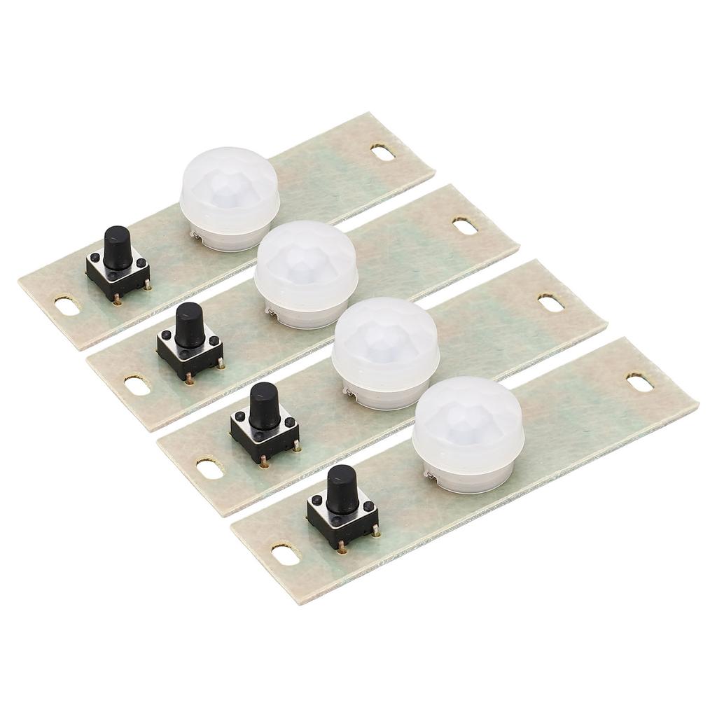 4 шт. солнечная лампа печатная плата инфракрасный индукционный контроллер тела модуль 3.7 В электронный компонент