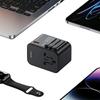 Ładowarka sieciowa 65W USAMS 4w1 USB-A/USB-C Czarna