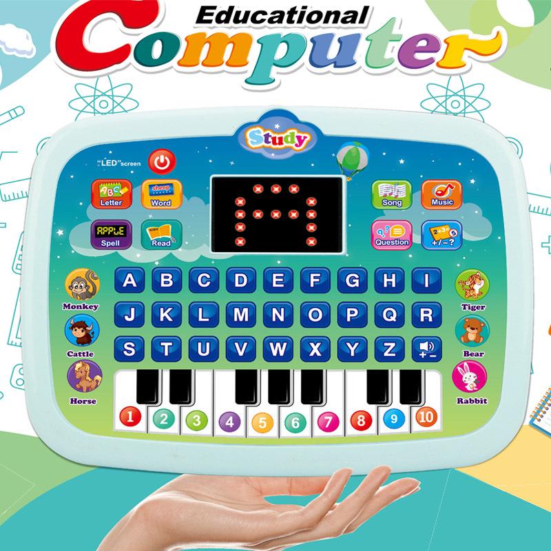 Многофункциональный детский планшет для изучения английского языка со смарт-светодиодным дисплеем