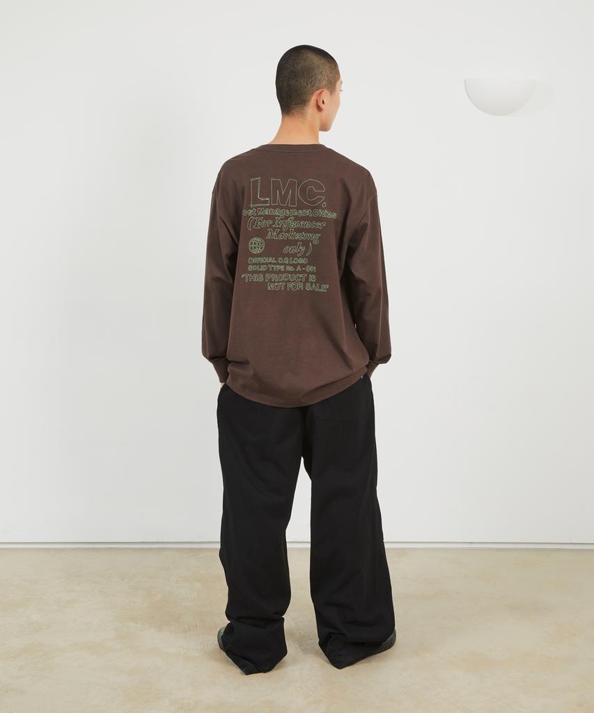 LMC Fn Doodle Long Slv Tee Brown