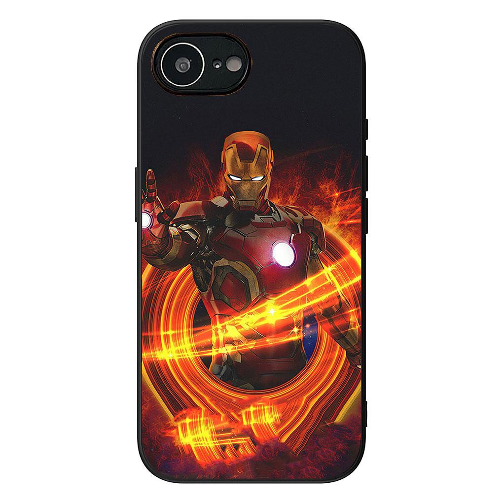 Чехол для телефона Ironman Marvel Железный Человек для Motorola Moto Edge 50 30 Fusion 40 NEO Ultra Pro E14 G20 E15 G35 G84 G13 G53 Мягкий чехол