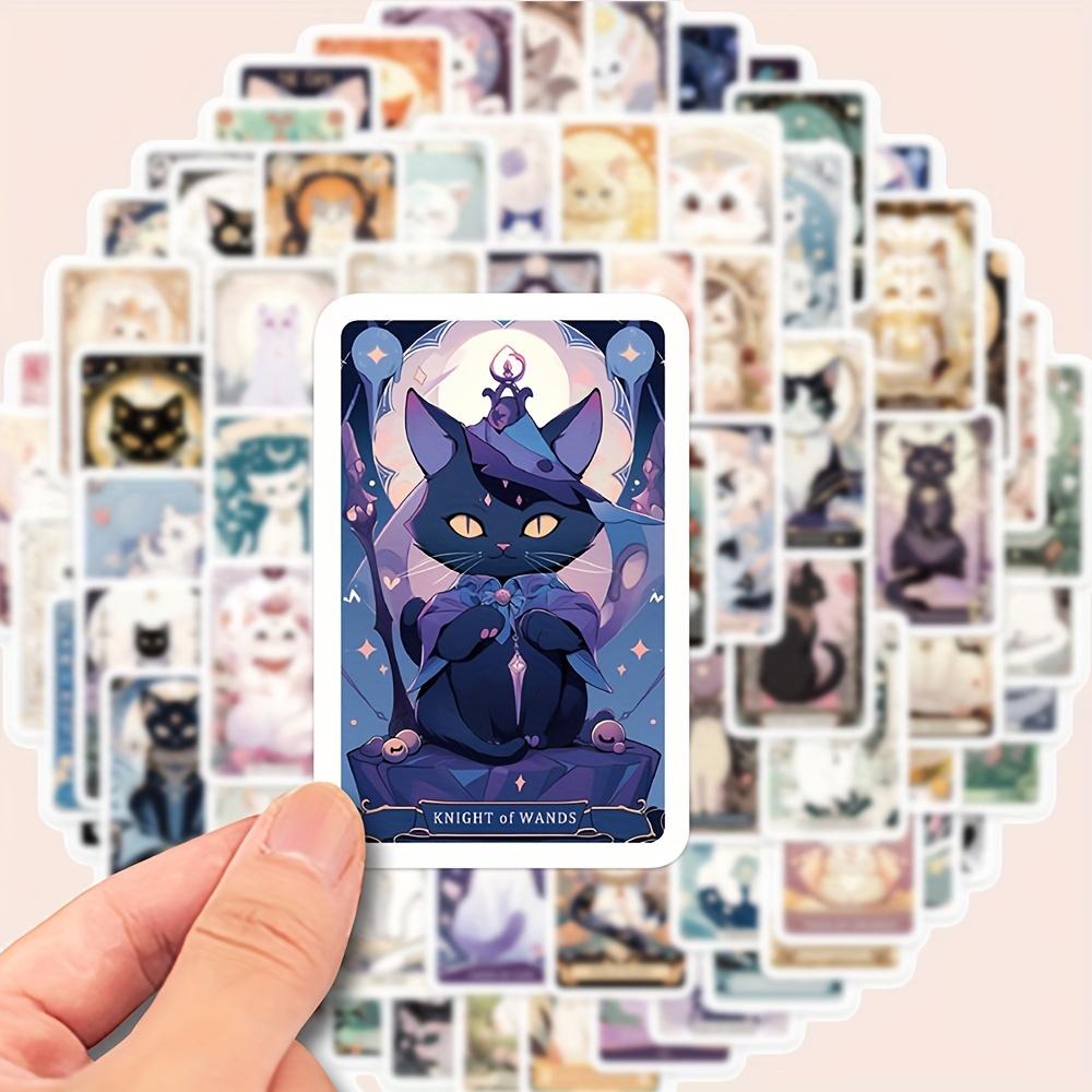 78 шт. новые мультяшные кошачьи карты таро наклейки-граффити украшенные гитара ноутбук багаж DIY водонепроницаемые наклейки