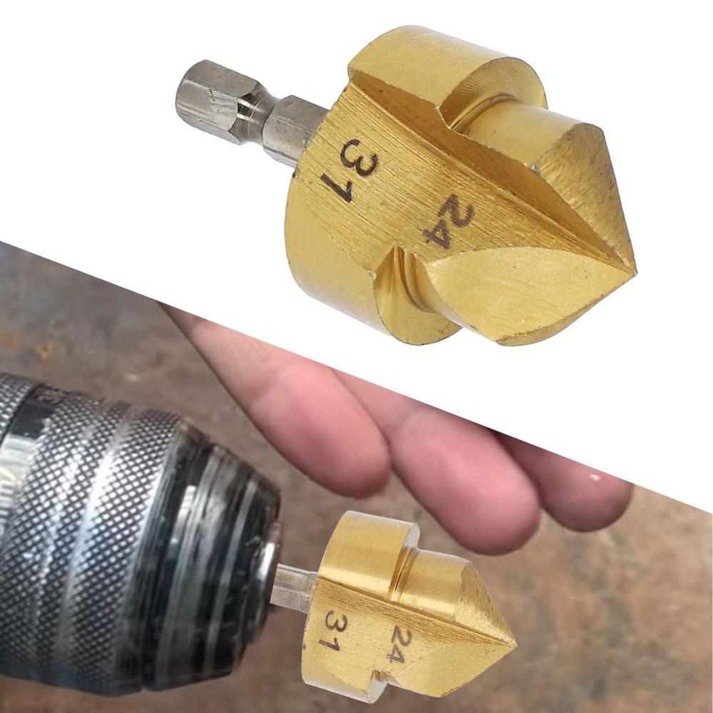 24-31mm Blade Diameter Stepped Drill Bit 1/4 Inch Shank Hole Opening Drill Water Pipe Drilling