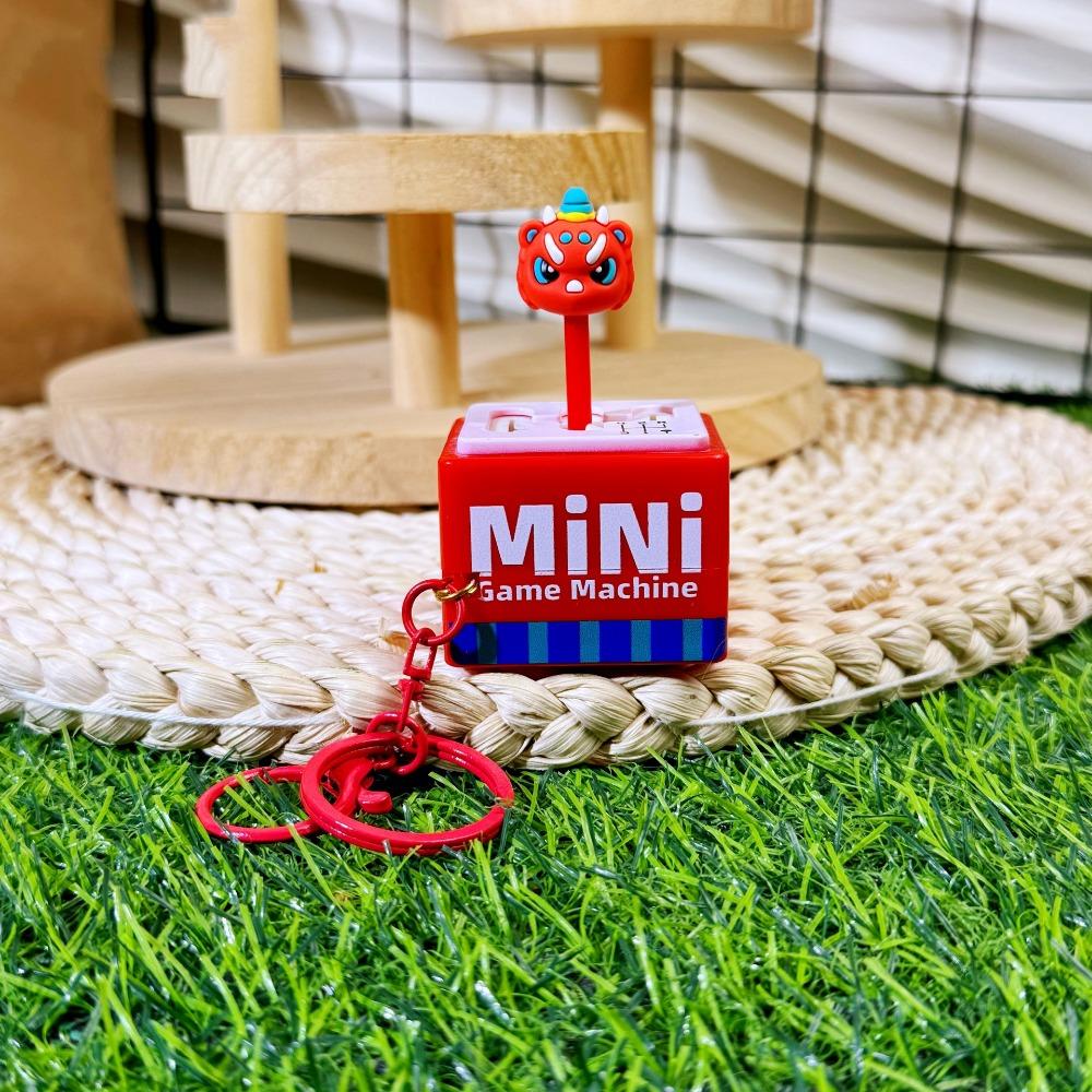 Game Keychain Shift Gears Voice Keychain Electronic Fingertip Button Key Ring Fun Gifts