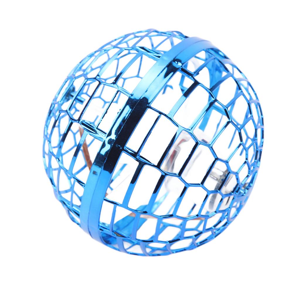 Flying Oab Toy Lighting Rotatable Ball Toy with Remote Control for Outdoor Play Blue