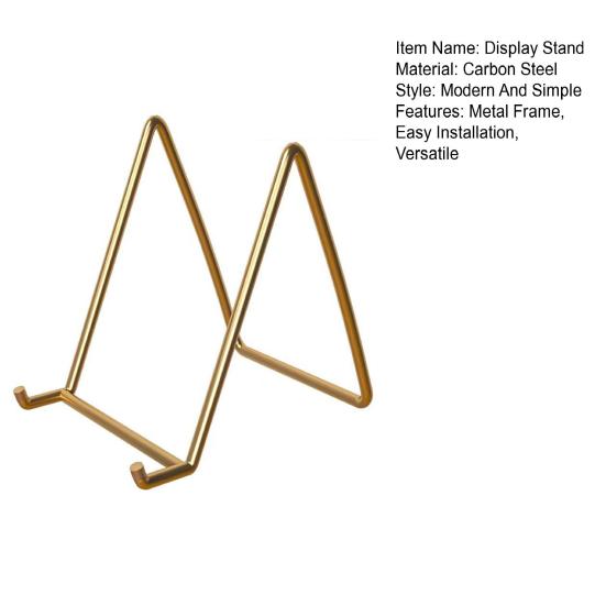 Подставка для дисплея из углеродистой стали Металлический каркас Тарелки Книга Картины Настольный держатель Настольная стойка-органайзер