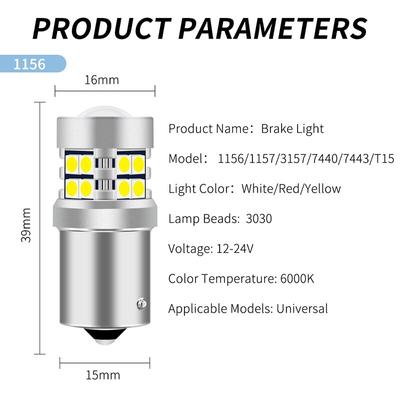 2 шт. 1156 BA15S PY21W P21/5W 1157 BAY15D светодиодные лампы 3030 19SMD Canbus автомобильные указатели поворота стоп-сигналы заднего хода стояночные огни 6000k 12v