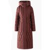 Fashion Winter Long Coat Female Warm Parkas Hooded Casual Thick Middle Age Women Jackets