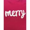 Autumn and winter new letter loose Christmas round neck pullover sweater comfortable pullover knitted sweater