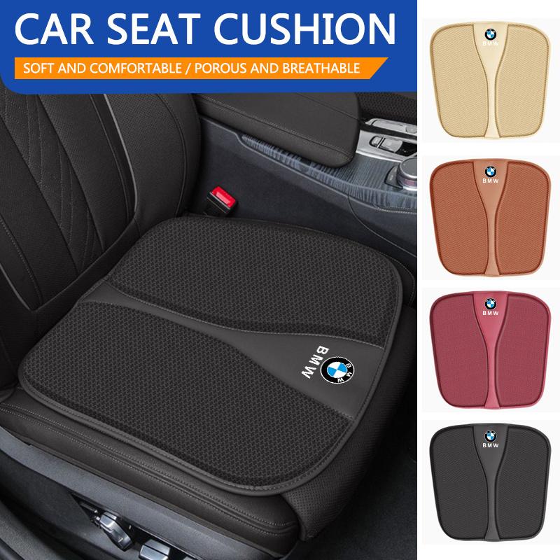 Soft Car Seat Cushion PU Leather Ventilated All Season Seat Cushion Covers for BMW E36 F30 X36 X5 F15 G05 E53 Interior sticker GNTYA1