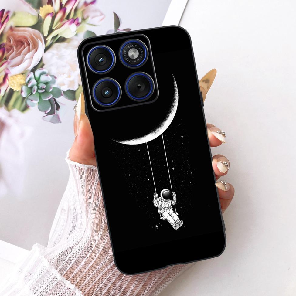 For Motorola XT2601-2 Casing For Motorola Edge 70 Cover Aesthetic Fashion Butterfly Cute Cat Cool Painted Soft Phone Case
