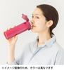 Thermos Water Bottle Vacuum Insulated Mobile Mug Open Pearl White PRW [One-Touch Type] 0.5L JNL-502