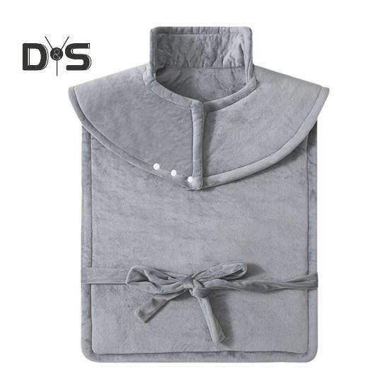 Электрическая грелка с автоматическим выключением, розетка 240 В, Великобритания, регулируемые кнопки, подогрев плеч, шеи, спины, 9 скоростей, регулировка температуры, управление одной кнопкой, грелка