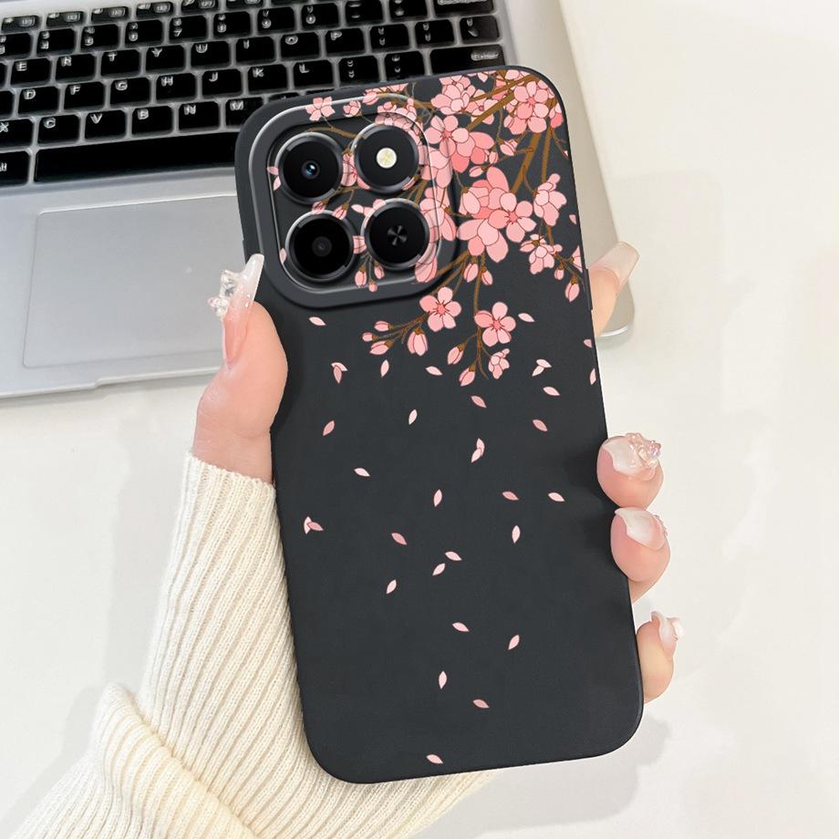 Чехол для Honor X6c Новая Мода Мультяшный Люксовый Девичий Рисунок Funda Для Huawei Honor X6C X6 C X 6C Чехол Матовый Жидкий Силикон