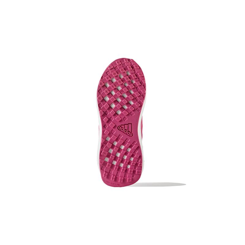 adidas Rapidarun Wide K Износостойкие Дышащие Низкие Детские Беговые Кроссовки Розово-Красные Детские Кроссовки CQ1748