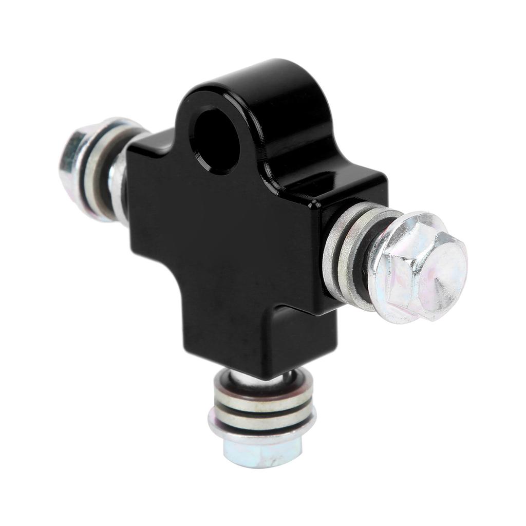 Tee Connector Coupling 3‑Way Tubing Hose Steel Universal for Motorcycle ATV ModificationBlack