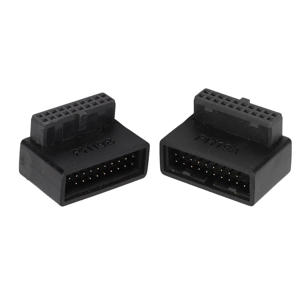 USB 3.0 Адаптер 90° Многослойная монтажная плата Легкая установка Адаптер питания 19/20Pin