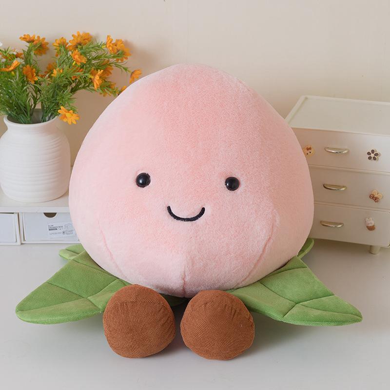 Sam's same vegetable series throw pillow green onion tomato peanut mushroom doll cushion plush toy