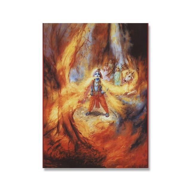 Плакат «Шива Парвати» Индийское религиозное искусство Картина на холсте Вишну, напечатанная на стене, декор для гостиной, картина в раме