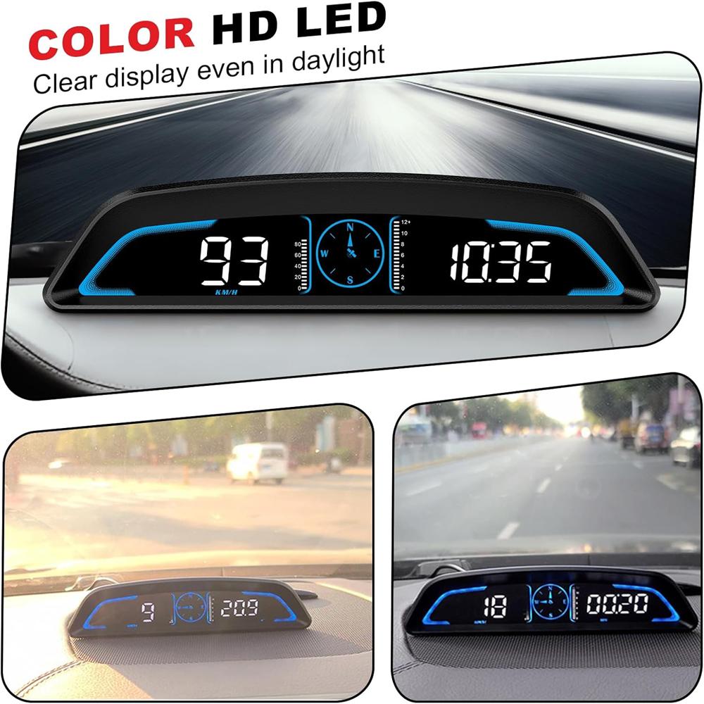 G3 GPS HUD Heads Up Display Автомобильный спидометр Умный цифровой сигнал тревоги Напоминание Измеритель Автомобильная электроника Аксессуары для всех автомобилей