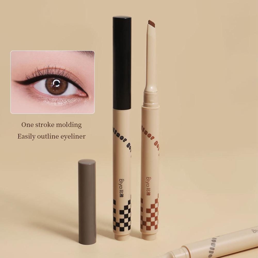 Biya Gel Eyeliner Press-on Design Long-lasting Color Smooth And Not Easy To Smudge Eyeliner