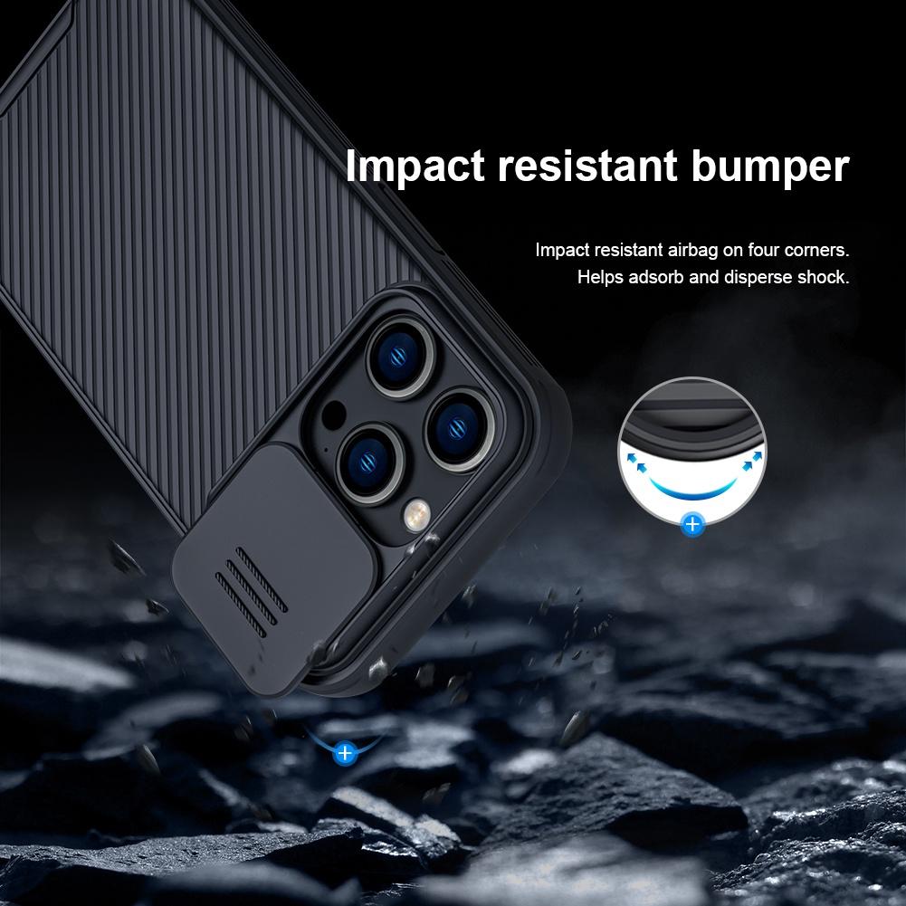 NILLKIN Роскошный магнитный чехол для iPhone 14 Pro 14 Plus 14 Pro Max CamShield Pro, чехол для телефона, защита слайдера камеры, ТПУ + ПК, противоударная задняя крышка