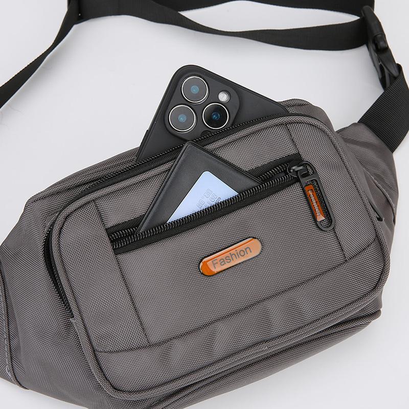 Men's Ultra Thin Lightweight Anti-Theft Sports Waist Bag for Outdoor Running Travel Essential Compact Mobile Waist Pack
