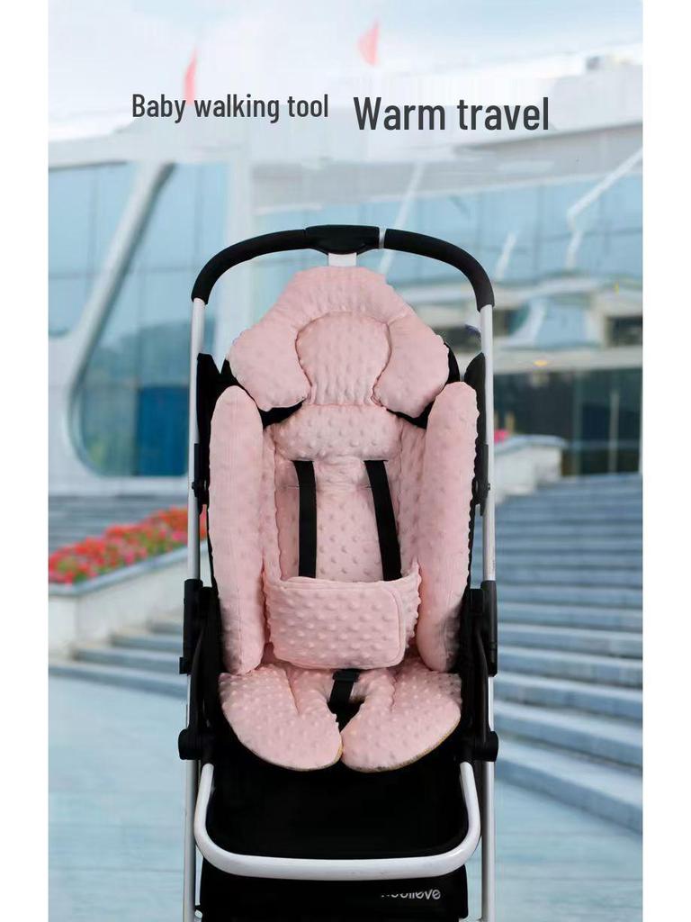 Универсальный хлопковый вкладыш для коляски на осень/зиму