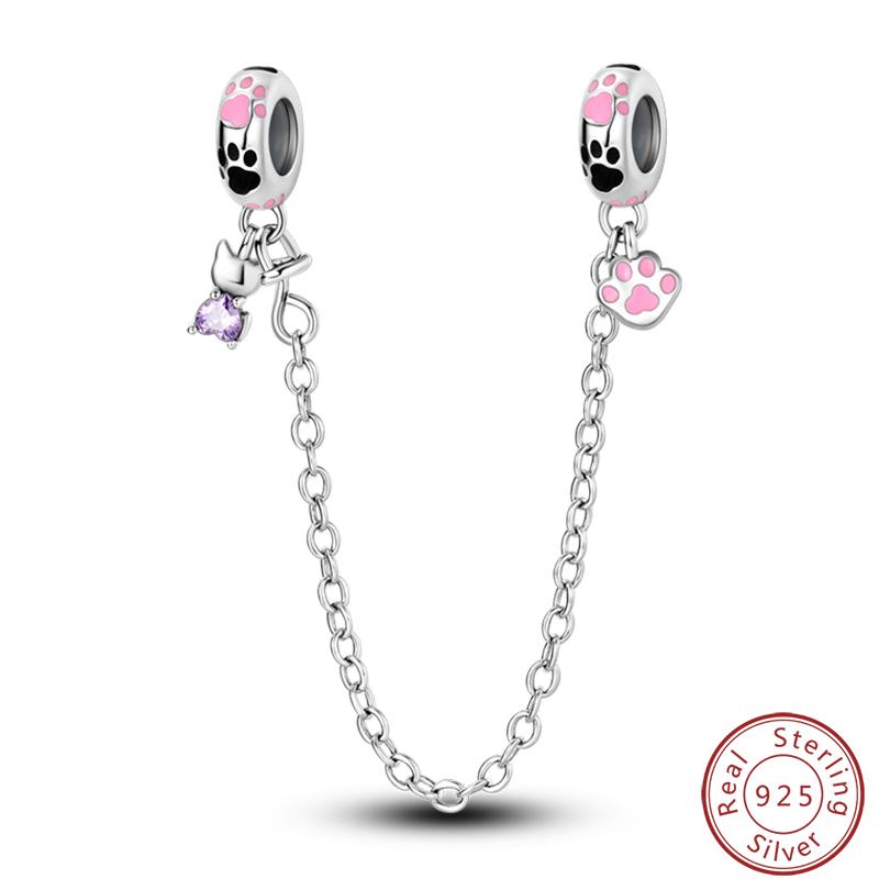 Милая серия «Кошка и собака» Медные шармы «Луна», «Бабочка», «Отпечаток лапы» 3 мм Сделай сам Изготовление изящных ювелирных изделий Подарки