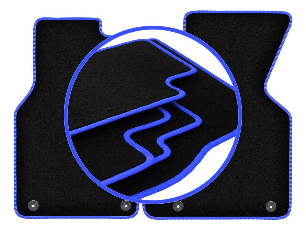 CARLUX-BLUE car mats for: Volkswagen Transporter T4 delivery van (1993-2001)