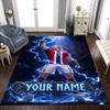Haaland (144) Personalized Name Area Rug Suitable for Game Room Outdoor Dormitory Playrooms Antislip Carpet Office home decor