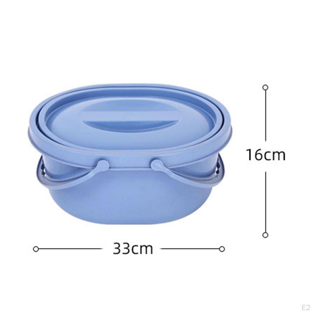 Pee Cup Toilet with Lid Versatile Smooth Edges for Travel Bedroom 13x11x6.3inch Reusable PP Material