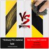 Black and Yellow PVC Warning Tape for Floor Marking and Fire Protection
