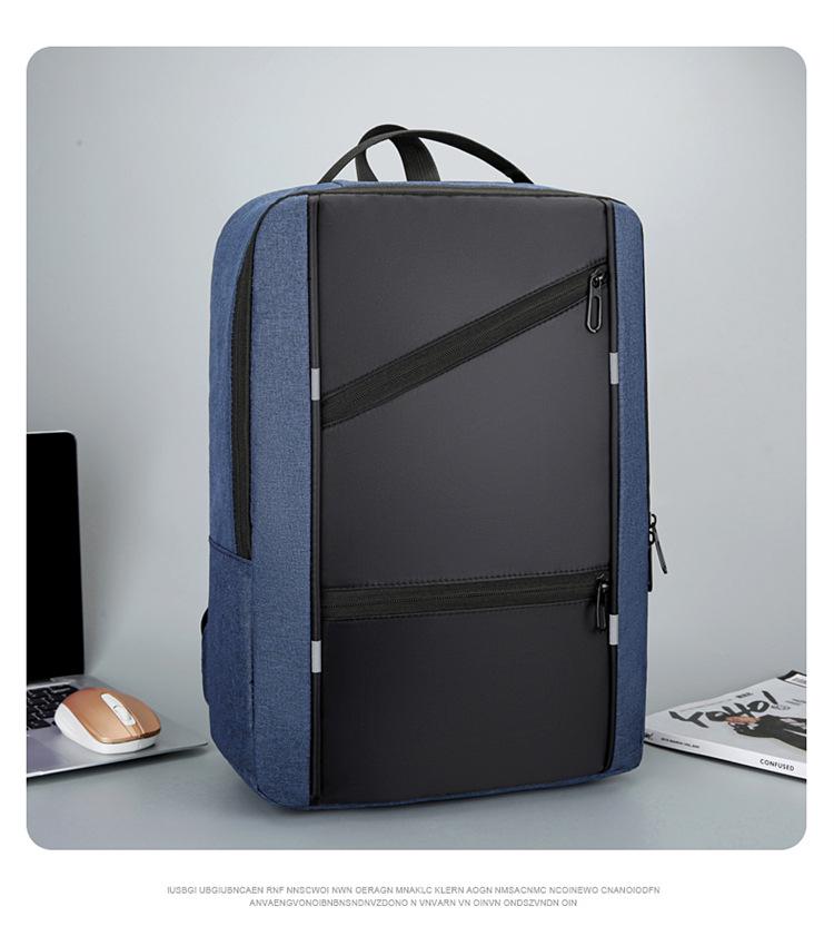 Мужской многофункциональный деловой рюкзак с USB-зарядкой и большой вместимостью