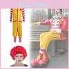 Cosplay Mcdonalds Costume Halloween Role Playing Party Children Adult Clothing