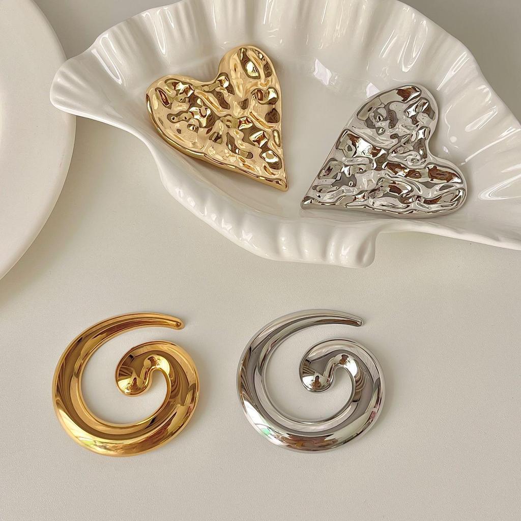 Роскошная коллекция брошей из нержавеющей стали: Элегантный, прочный, не выцветает