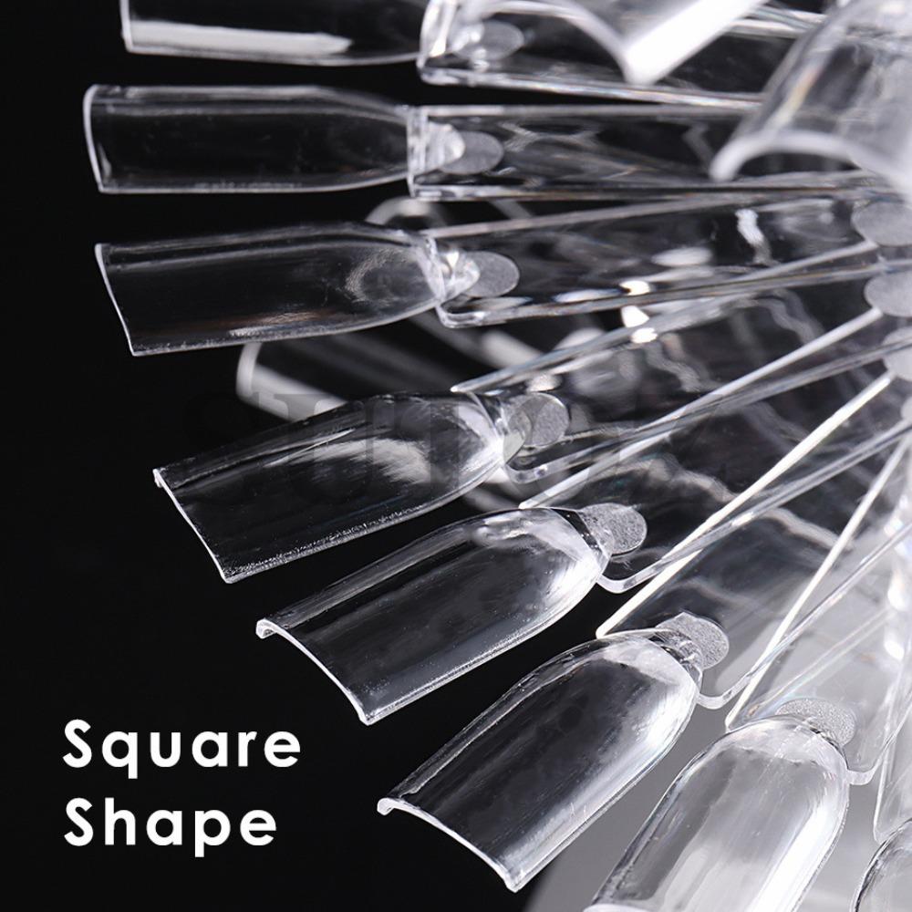 Gel Polish Spiral Shelf Nails Showing Shelf Nail Art False Tips Manicure Shelf Display Stand