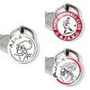 Sleek Zinc Alloy Ajax Football Club Keychain Ideal For European And American Fashion
