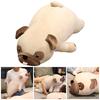 Dog Plush Doll Cute Cartoon Lazy Pug Plushies Soft Stuffed Animals