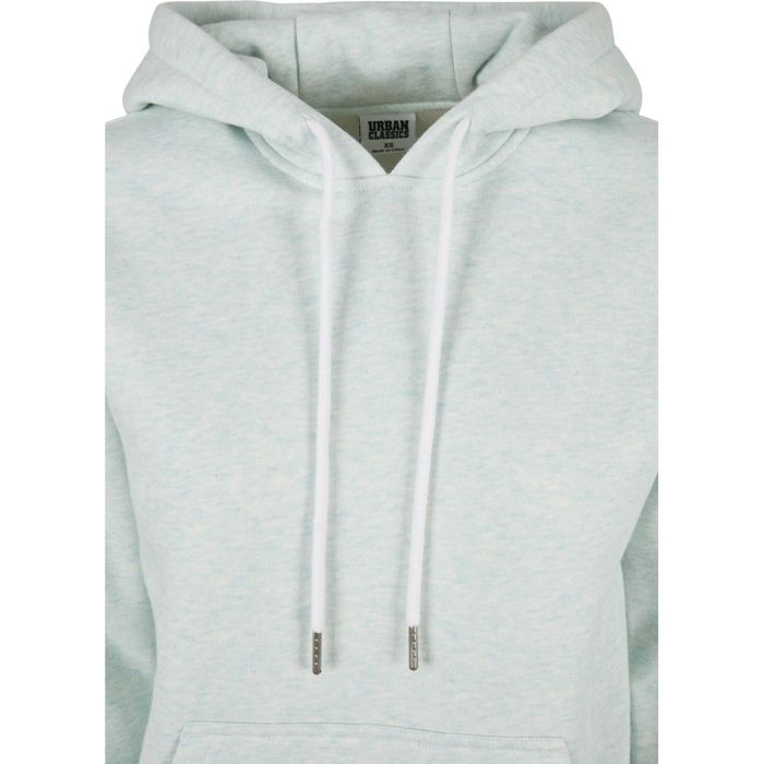 Sweatshirt à capuche - Urban Classics - Femme - Gris - Manches longues - Poche kangourou