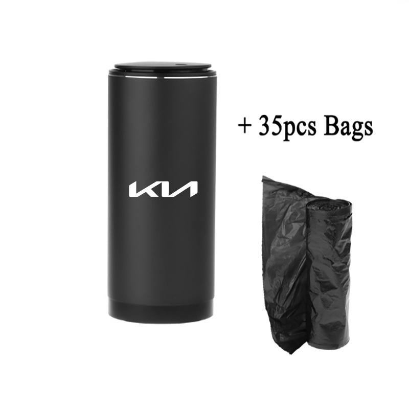 For Kia Rio Ceed Sportage Cerato Soul Picanto Car Trash Bin Alloy Garbage Can Rubbish Basket Bin auto Accessories styling