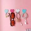 Household Tools Heart-shaped Hook Girly Heart Pink Love Hook Peach Heart Stainless Steel Hook Soft Girl Room Decoration Hooks