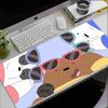 We Bare Bears Theme Mouse Pad, Non Slip Rubber Base, Multifunctional Office & Home Decor, Perfect for Workspace Personalization.