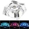 Transparent Crystal Ball Stand Multi Color Changing Glass Glowing Pedestal  Gift