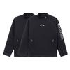 Li-Ning Professional Basketball Series Diagonal Zipper Sports Pullover 'Black' Men's AWDS095-2
