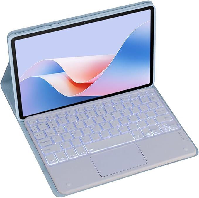 Защитный чехол для Redmi Pad 2 11" с Bluetooth-клавиатурой - Магнитная съемная кожаная обложка